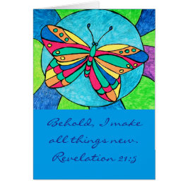 Fjärilskort Hälsningskort