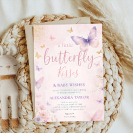 Fjärilskyss Önskar vår sommar höst vinter Inbjudningar