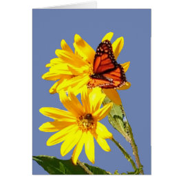 Fjärilsleende Hälsningskort
