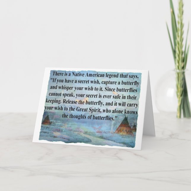 Fjärilslegend Kort (Framsida)