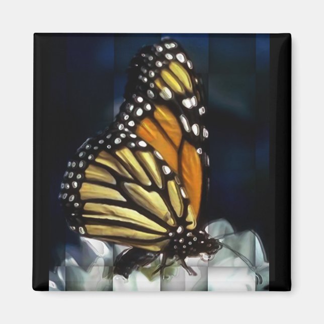 fjärilsmagnet magnet (Framsidan)