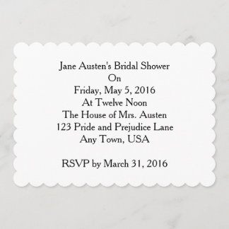 Fjärilsmålning av Julia Hanna Inbjudningar