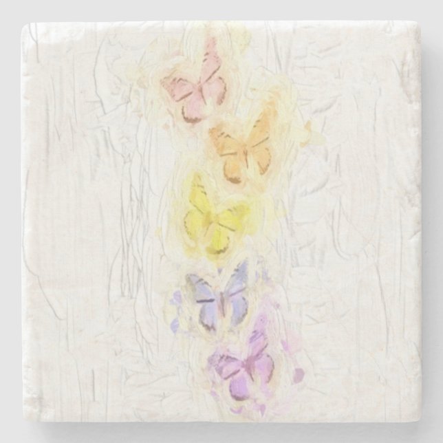 FJÄRILSMARMORKUSTFARTYG UNDERLÄGG STEN (Framsidan)