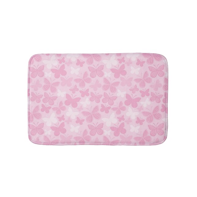 Fjärilsmönster 2 badrumsmatta (Framsidan)