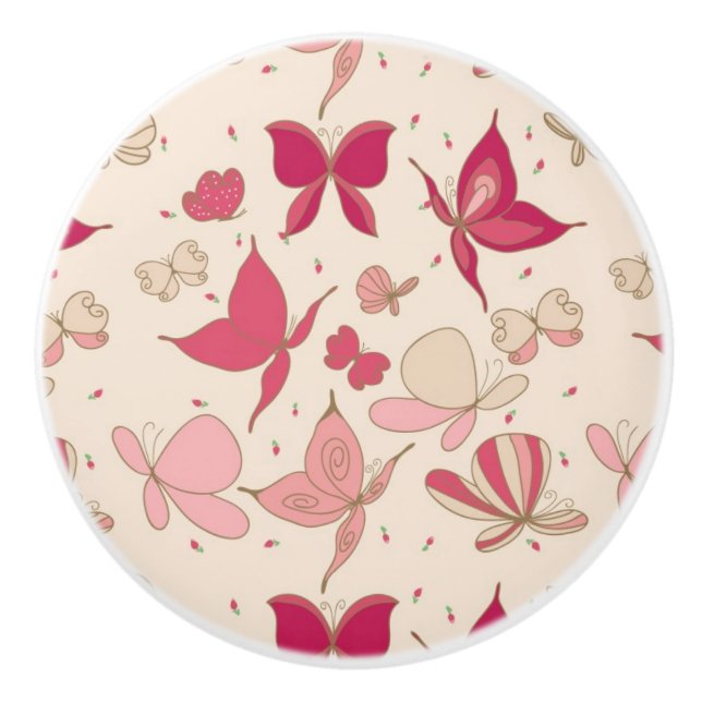 fjärilsmönster 2 knopp (Framsidan)