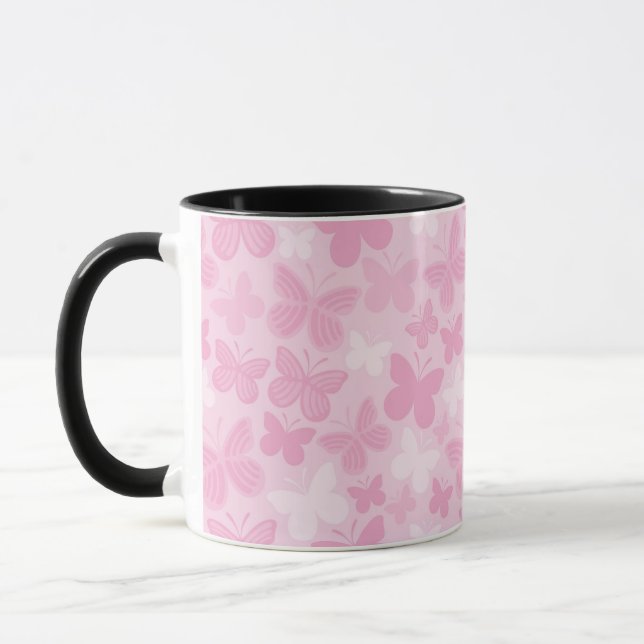 Fjärilsmönster 2 mugg (Vänster)