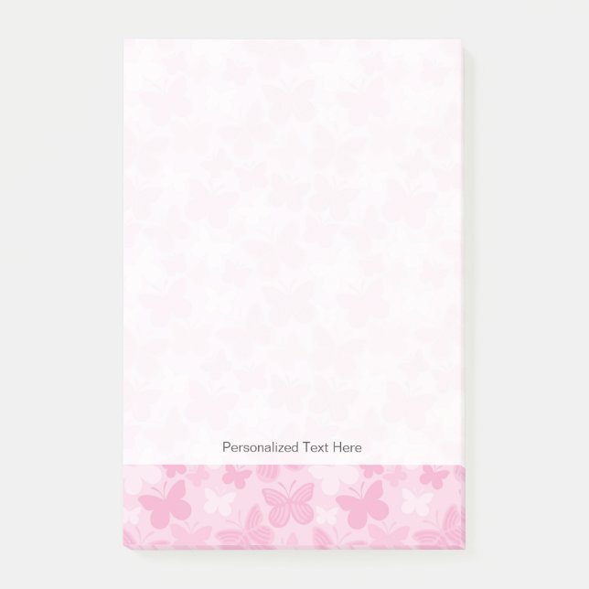 Fjärilsmönster 2 post-it block (Framsida)