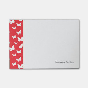 Fjärilsmönster Post-it Block