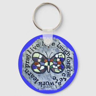 FJÄRILSORD SOM BOR VID KEYCHAIN NYCKELRING