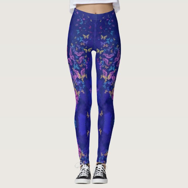 fjärilspapper, Vår design Leggings (Framsida)