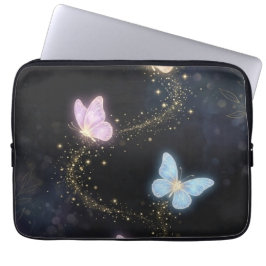 Fjärilspåse – Magiska färgglada fjärilar Laptop Fodral