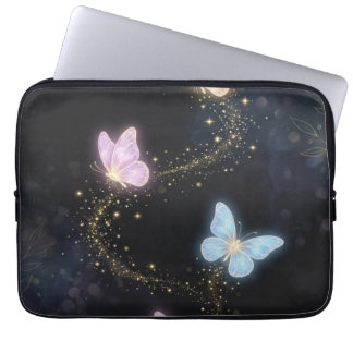 Fjärilspåse – Magiska färgglada fjärilar Laptop Fodral