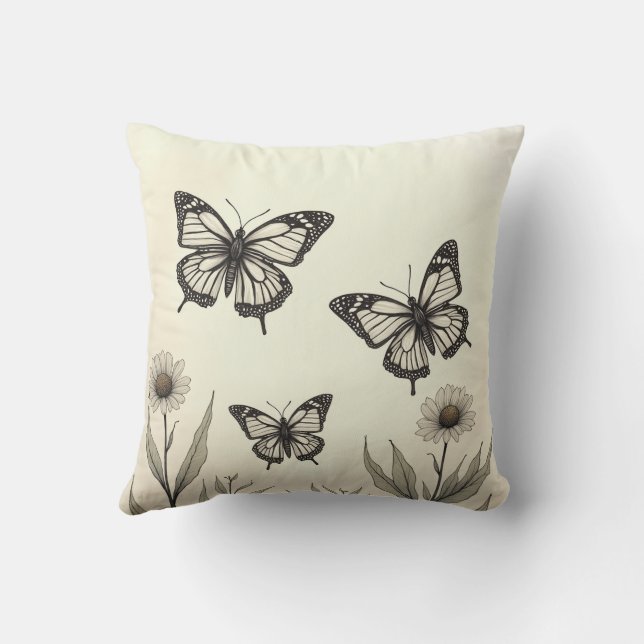 fjärilspillows kudde (Baksida)