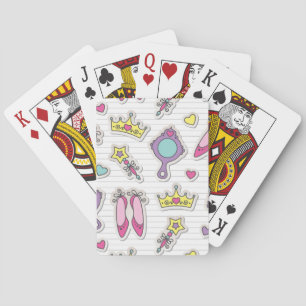 fjärilsprincessmönster casinokort