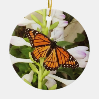 Fjärilsprydnad Julgransprydnad Keramik