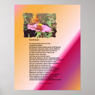 Fjärilssäsong - öken poster