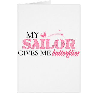 Fjärilssjöman Hälsningskort