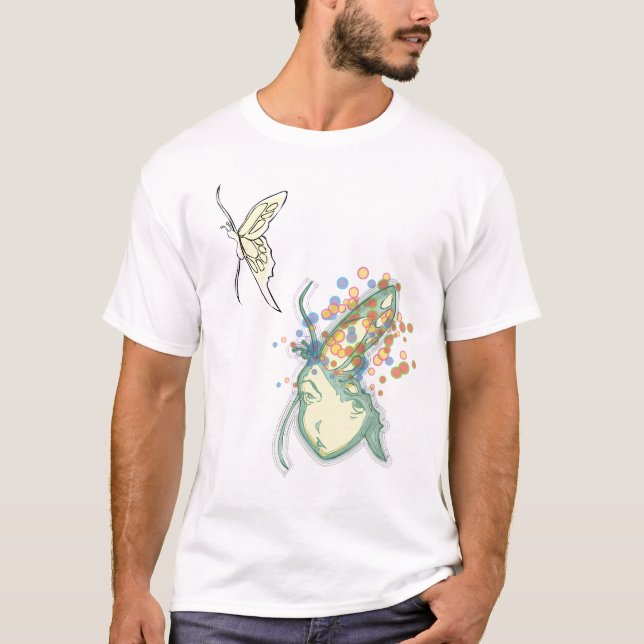 FjärilsT-tröja T-shirt (Framsida)