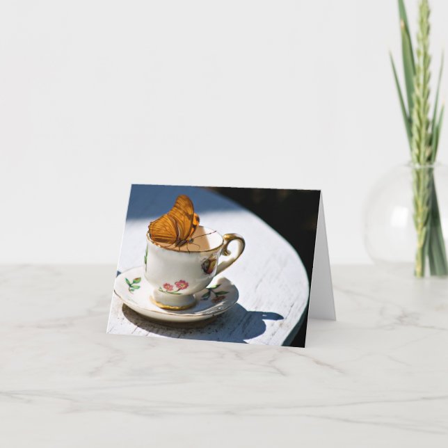 FjärilsTea Kort (Framsida)