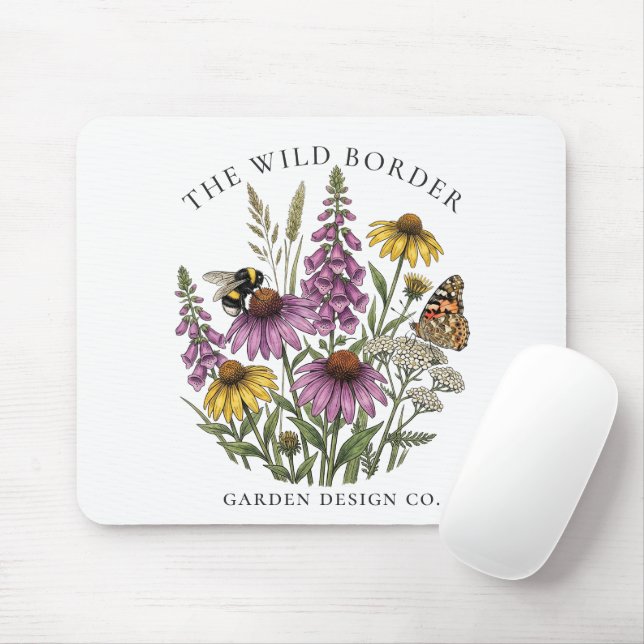 Fjärilsträdgård Botanisk Pollinator Musmatta  (Med mus)