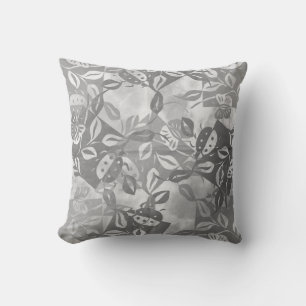 Fjärilsträdgård Nyckelpiga Målning Kuddcover Kudde