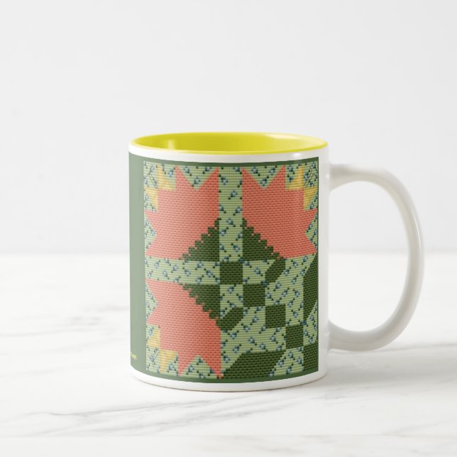 FJÄRILSTRÄDGÅRD Två-Tonad MUGG (Höger)