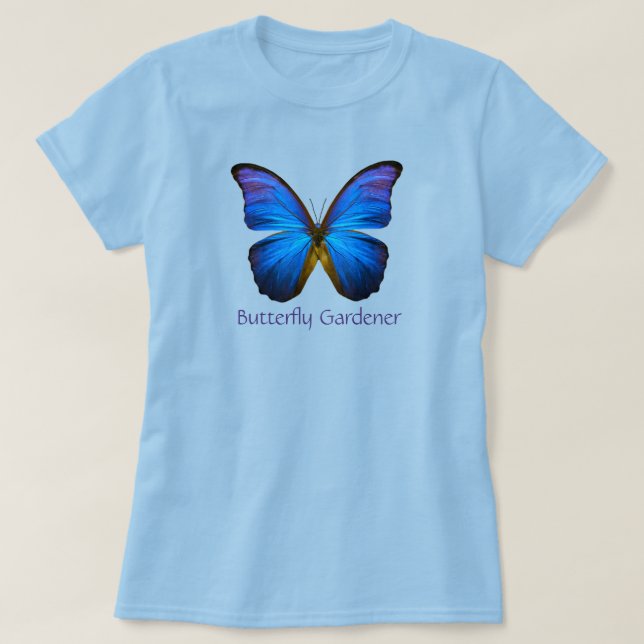 Fjärilsträdgårdsmästare T-Shirt (Design framsida)