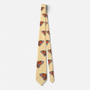 Fjärilstryck Boho Konstnärlig Nyhet Party Halssnör Slips