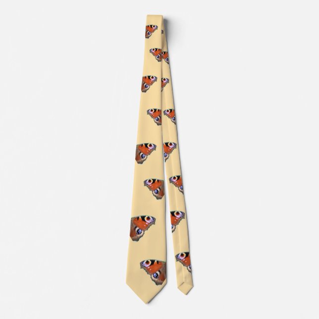Fjärilstryck Boho Konstnärlig Nyhet Party Halssnör Slips (Framsida)
