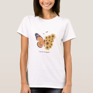 Fjärilstryck T-Shirt 🦋 Söt & Stilig Grafik