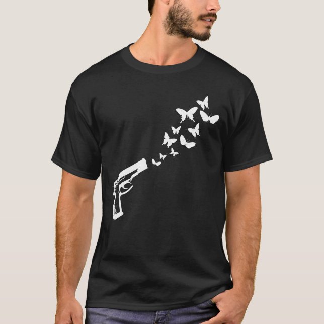 FJÄRILSVAPEN TEE SHIRT (Framsida)