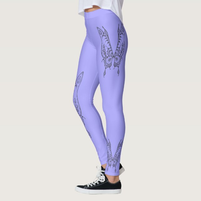Fjärilsvingar Leggings (Vänster)
