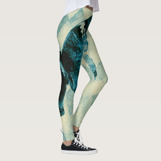 Fjärilsvinge Insekt Leggings (Höger)
