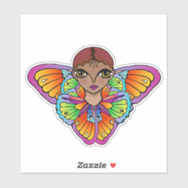 fjärosflicka klistermärken