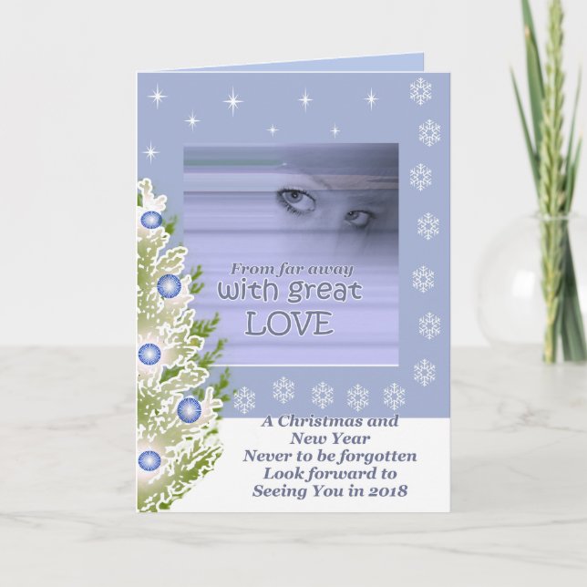 Fjärran Kärlek, julhälsningskort Helgkort (Framsida)