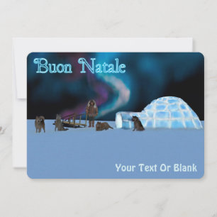 Fjärran Nordjulen - Buon Natale Julkort