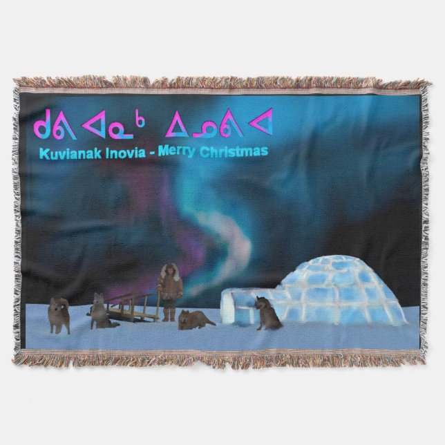 Fjärran Nordjulen Filt (Framsidan)