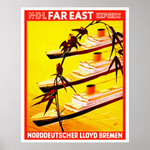 Fjärran östern Express Poster