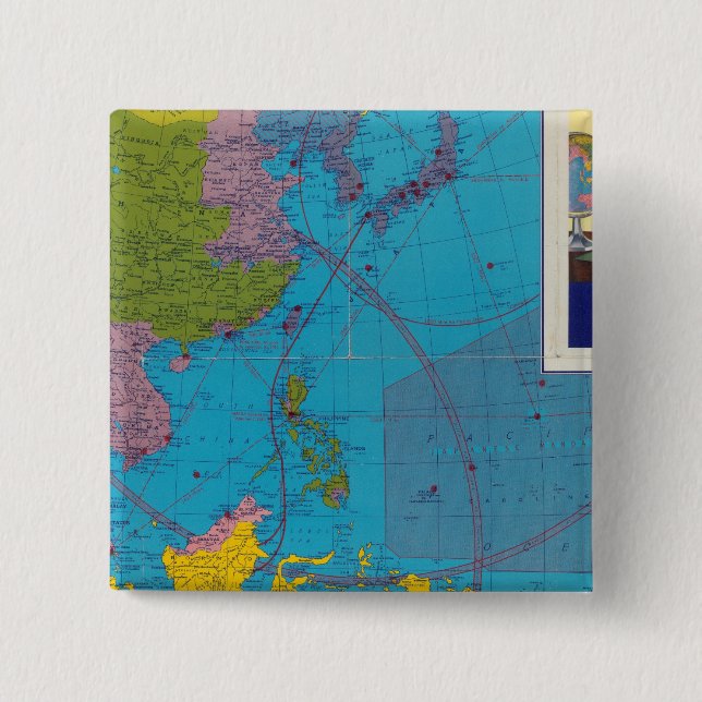 Fjärran östern, Medelhavsområdet Knapp (Framsida)