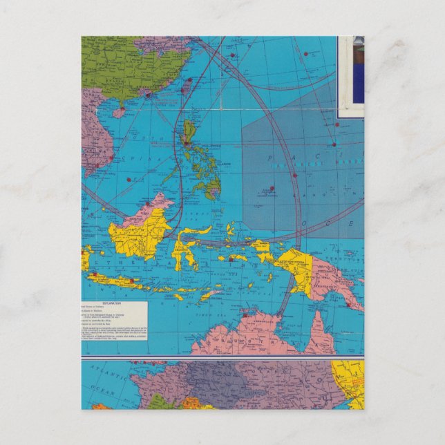 Fjärran östern, Medelhavsområdet Vykort (Framsida)