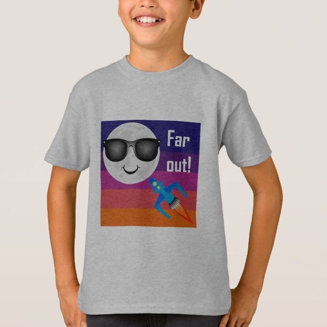 Fjärran utseendet - Barns grundläggande T-Shirt (Framsida)