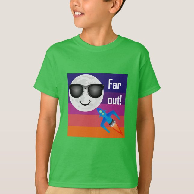 Fjärran utseendet - Barns grundläggande T-Shirt (Framsida)