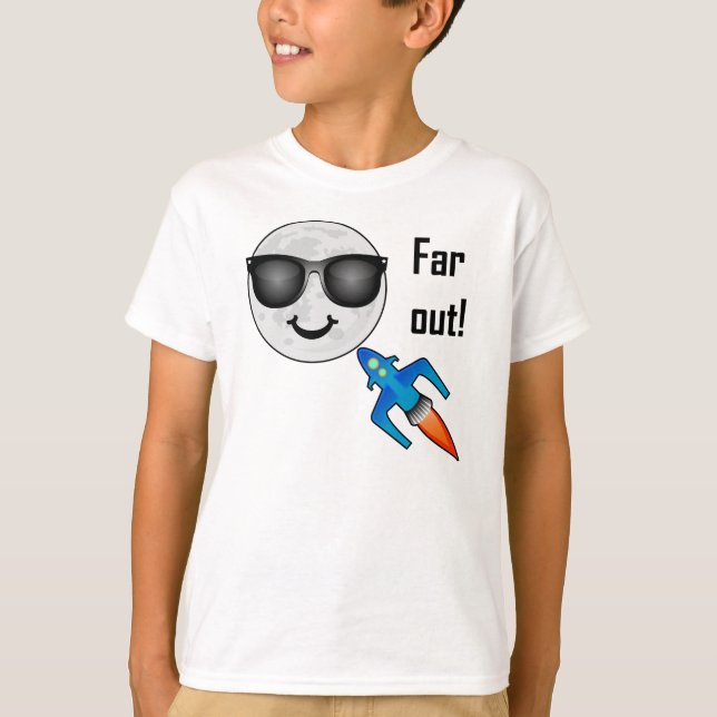 Fjärran utseendet - Barns grundläggande T-Shirt (Framsida)