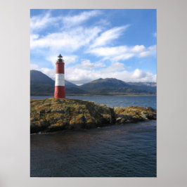 Fjärrfyr, Beagle Channel, Patagonia Poster