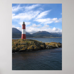 Fjärrfyr, Beagle Channel, Patagonia Poster