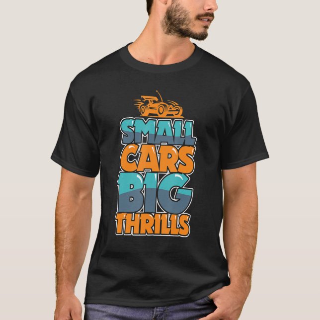 Fjärrkontroll Mer RC-Bil Tävlingar Fan T Shirt (Framsida)