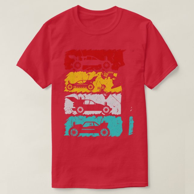Fjärrkontroll Racing Vintage RC T Shirt (Design framsida)