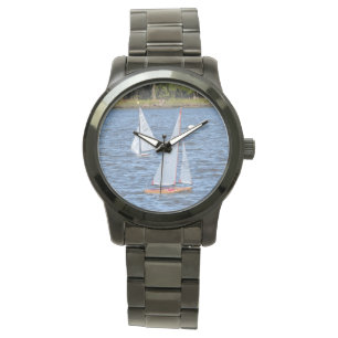 Fjärrstyrda segelbåtar på Vatten Armbandsur