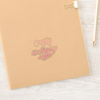 Fjärt och underbart klistermärken