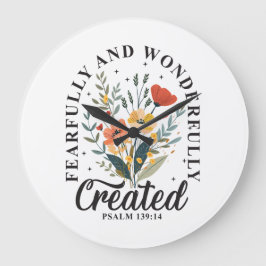 Fjärt och underfullt gjord stor klocka